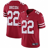 Nike Men & Women & Youth 49ers 22 Matt Breida Red NFL Vapor Untouchable Limited Jersey,baseball caps,new era cap wholesale,wholesale hats